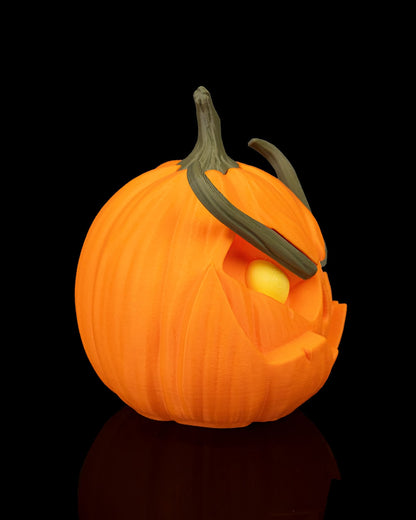 Halloween Kürbis Figuren 3er Set 🎃 Gruselige Tisch- & Partydeko für Herbst – Geschenkidee für Halloween-Fans, Freunde & Familie, je ca. 14 cm hoch