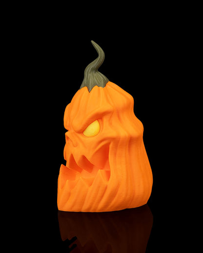 Halloween Kürbis Figuren 3er Set 🎃 Gruselige Tisch- & Partydeko für Herbst – Geschenkidee für Halloween-Fans, Freunde & Familie, je ca. 14 cm hoch
