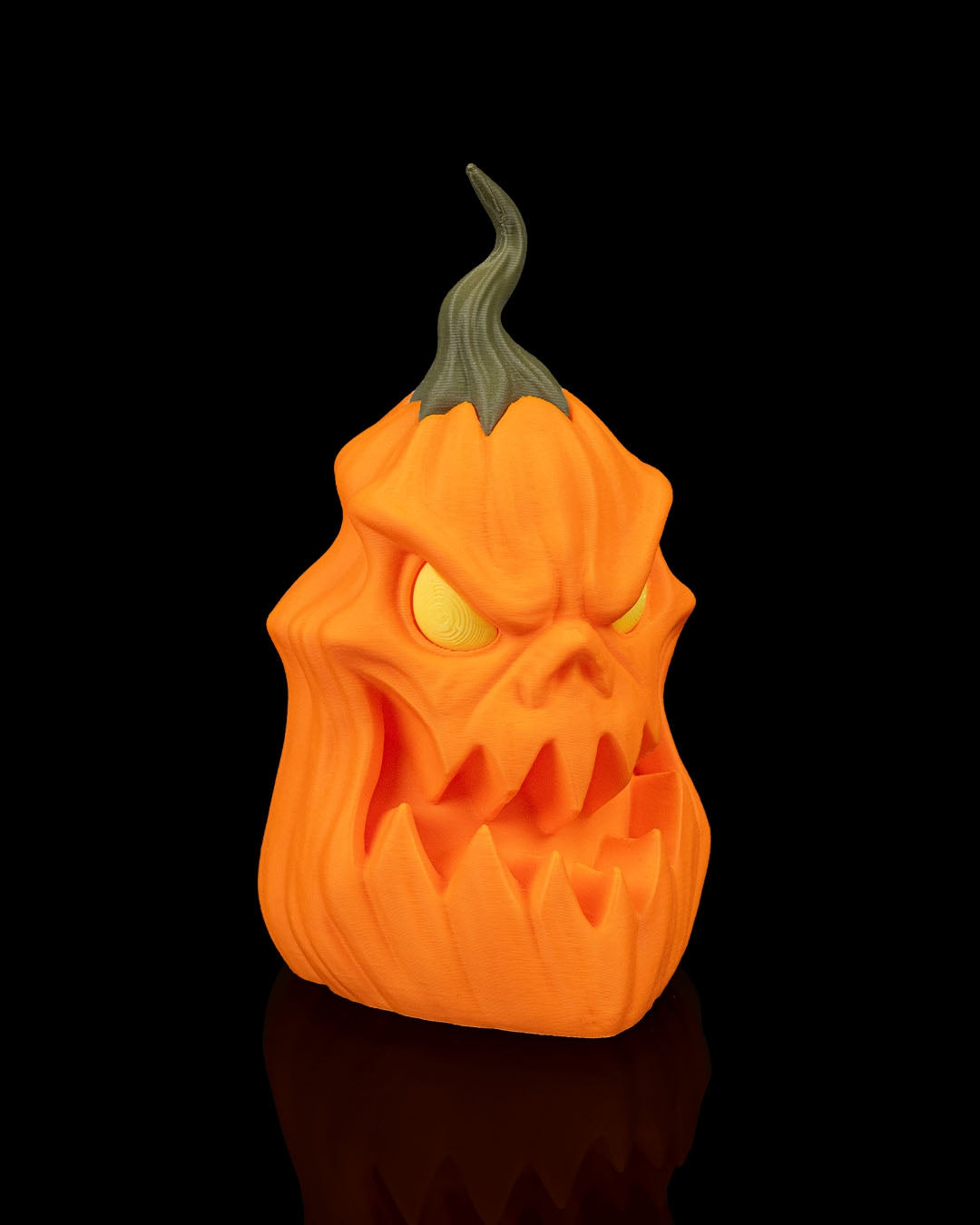 Halloween Kürbis Figuren 3er Set 🎃 Gruselige Tisch- & Partydeko für Herbst – Geschenkidee für Halloween-Fans, Freunde & Familie, je ca. 14 cm hoch