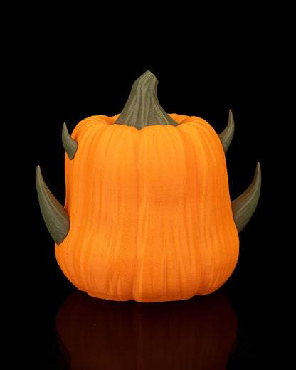 Halloween Kürbis Figuren 3er Set 🎃 Gruselige Tisch- & Partydeko für Herbst – Geschenkidee für Halloween-Fans, Freunde & Familie, je ca. 14 cm hoch