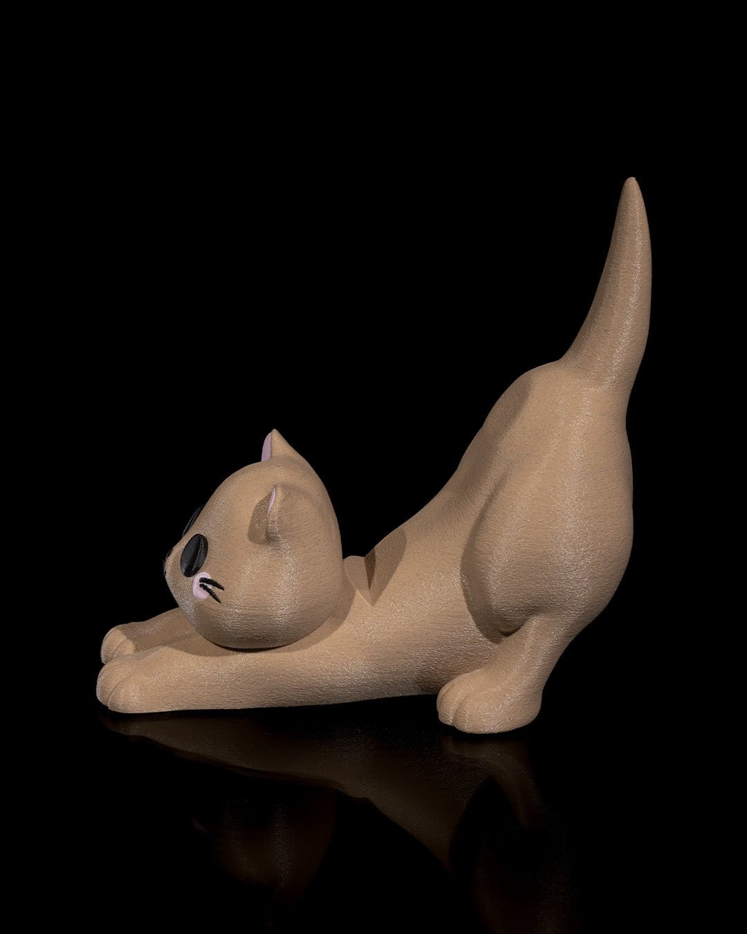 Katzen Handy- & Controller-Halter für Gamer & Katzenfans - physisches 3D-Modell, Ansicht 12