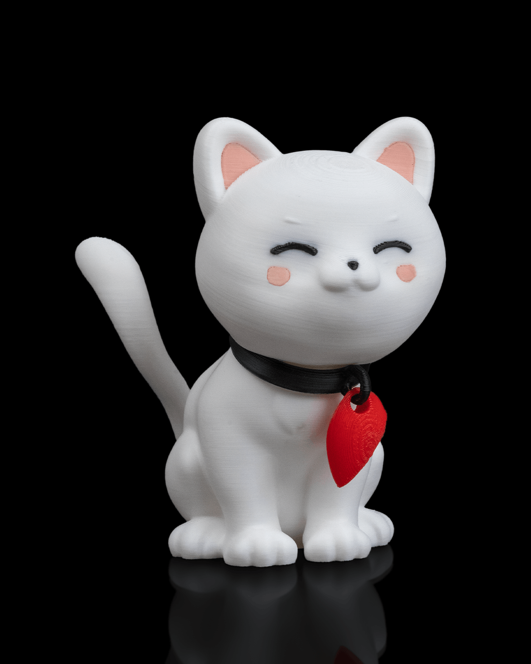 Perfektes Valentinstagsgeschenk ❤️ Zwei süße Katzen mit Herz – Romantische Dekoration für besondere Momente 🐱