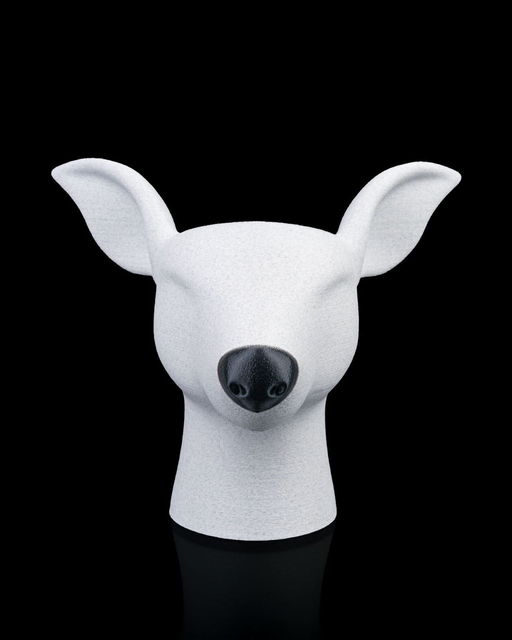 Rentier Vase Rootolph für Tannenzweige und Trockenblumen 18 cm - physisches 3D-Modell, Ansicht 2