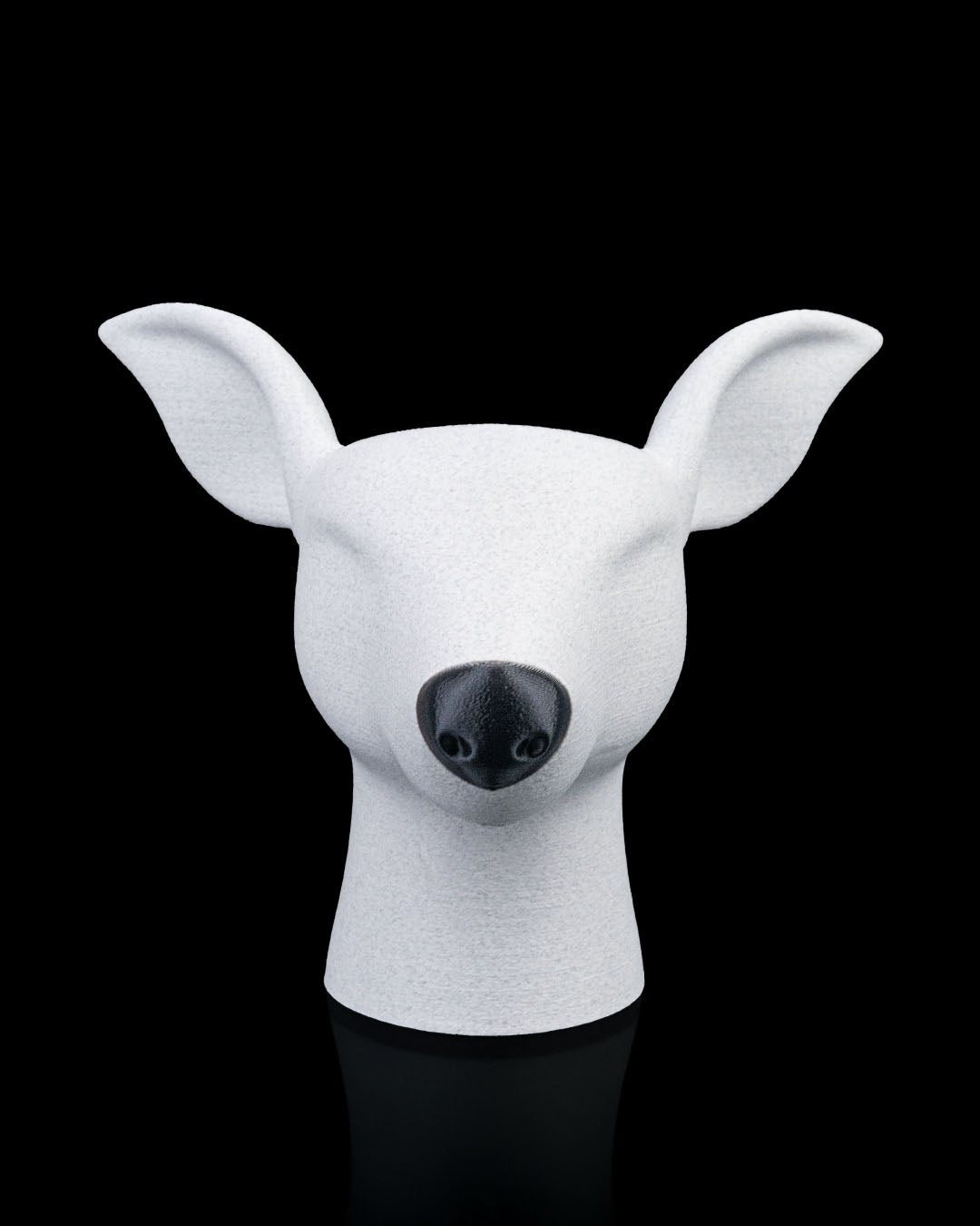 Rentier Vase Rootolph für Tannenzweige und Trockenblumen 18 cm - physisches 3D-Modell, Ansicht 2