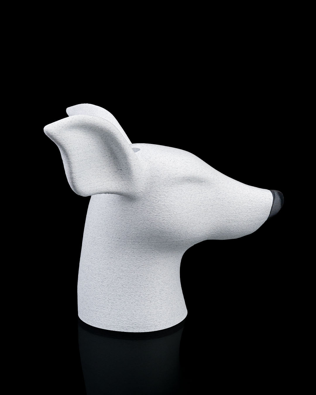Rentier Vase Rootolph für Tannenzweige und Trockenblumen 18 cm - physisches 3D-Modell, Ansicht 3