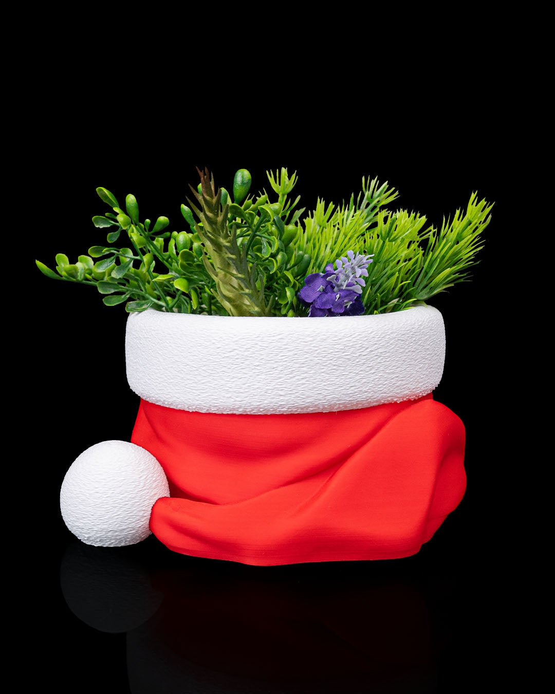 Weihnachtsmann Mütze Schale Santa Hat Bowl für Snacks und Deko