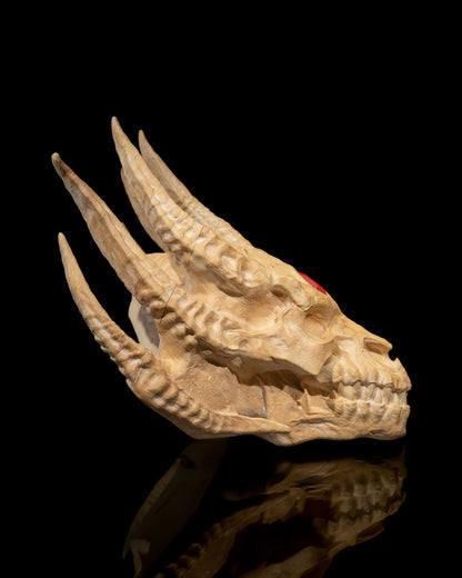 Silberner Drachenschädel - Münch3D
