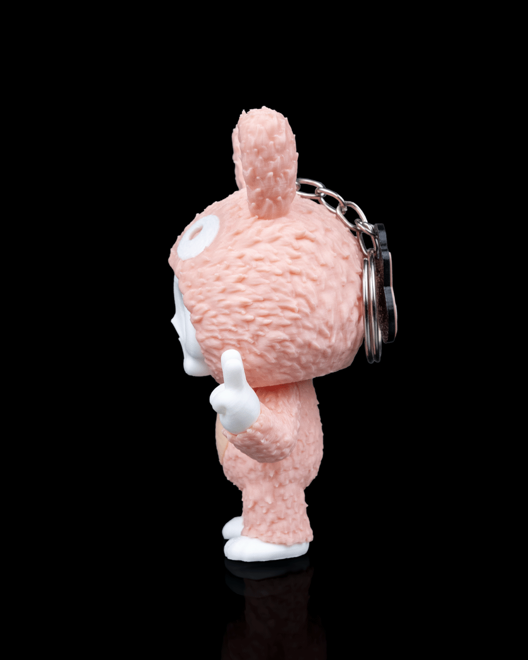 Skubbies Tuff Figur | Der einzigartige Hase-Skelett-Schlüsselanhänger in Pink | Dein neues düster-niedliches Sammlerstück