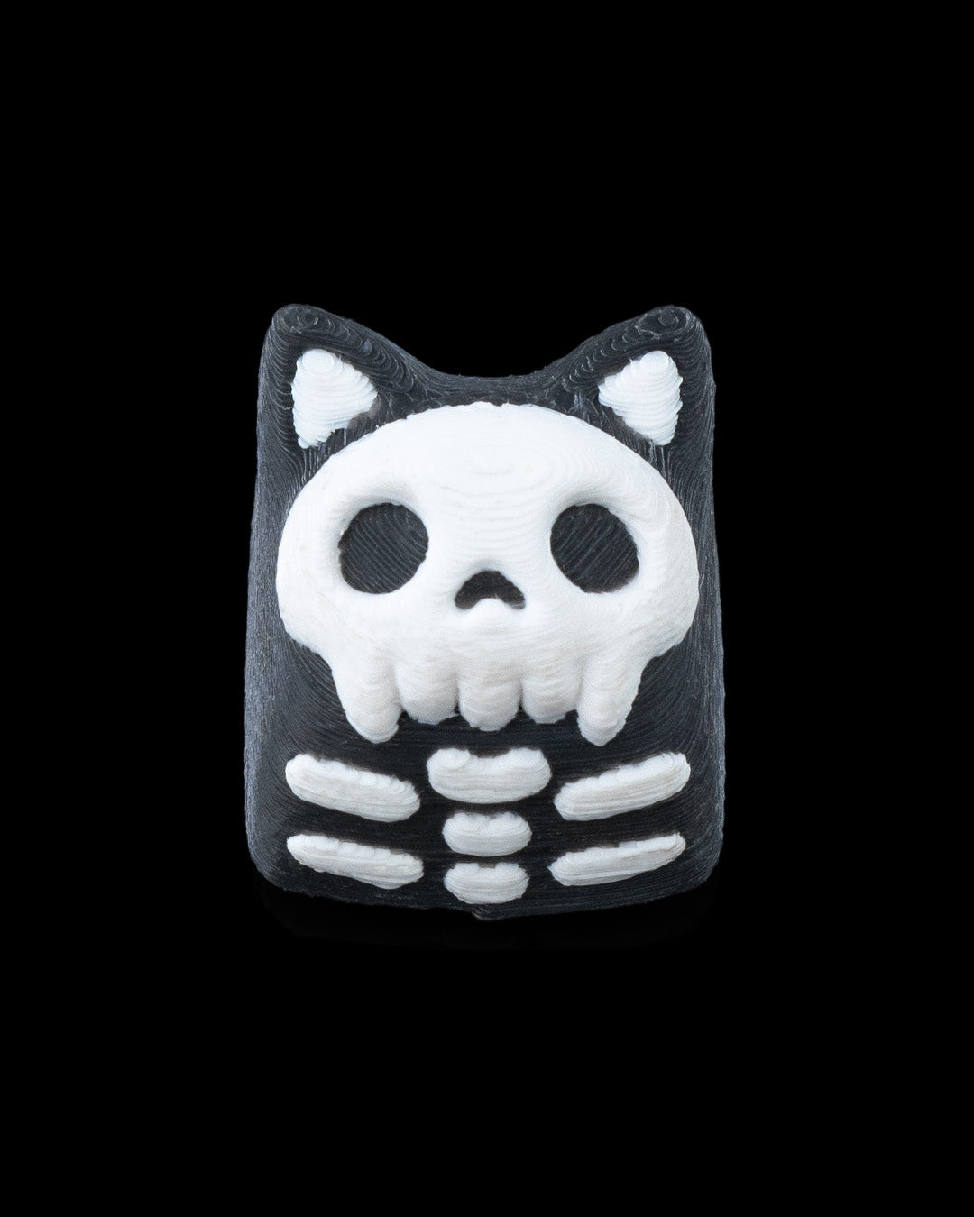 Totenkopf Katze Tastaturkappe – Für einen individuellen Look