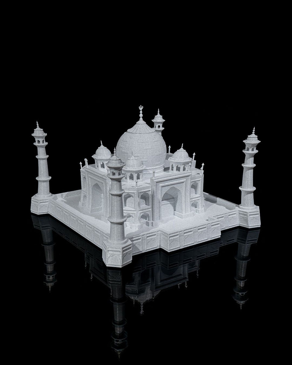Taj Mahal Modell Architektur Statue (21 cm breit) – Farbe wählbar - physisches 3D-Modell, Ansicht 4