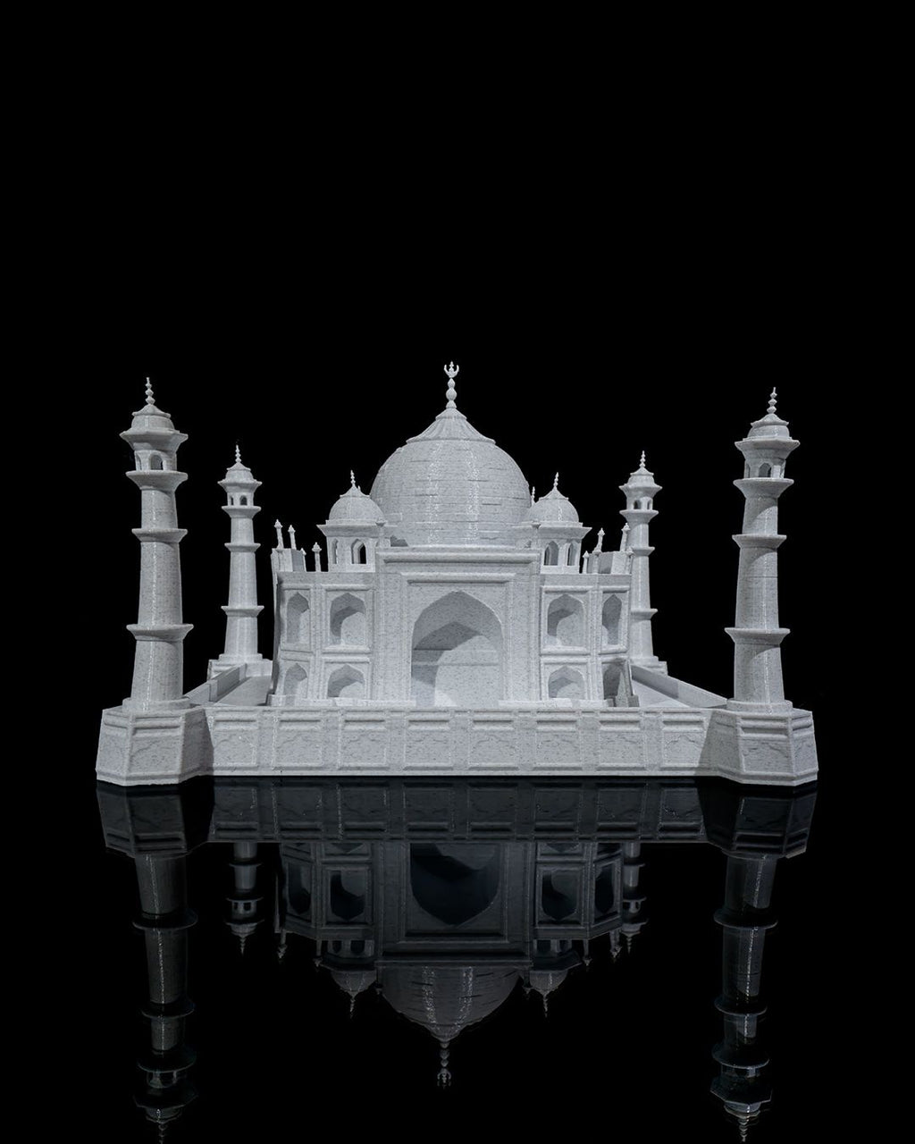 Taj Mahal Modell Architektur Statue (21 cm breit) – Farbe wählbar - physisches 3D-Modell, Ansicht 6