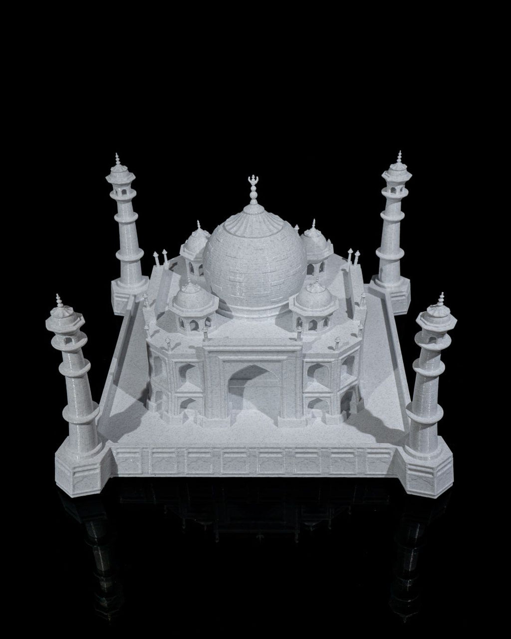 Taj Mahal Modell Architektur Statue (21 cm breit) – Farbe wählbar - physisches 3D-Modell, Ansicht 7
