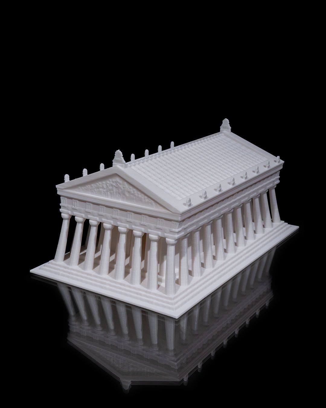 Parthenon Modell Architektur Statue (18 cm lang) – Farbe wählbar - physisches 3D-Modell, Ansicht 4