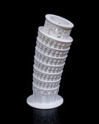 Schiefer Turm von Pisa Modell Architektur Statue (18 cm) – Farbe wählbar - physisches 3D-Modell, Ansicht 3