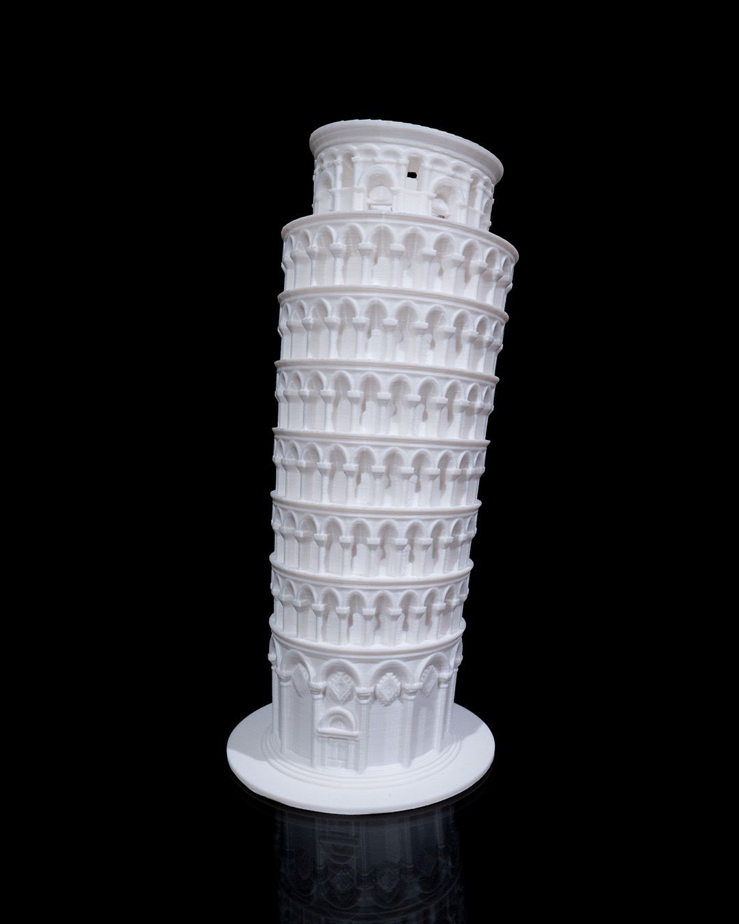 Schiefer Turm von Pisa Modell Architektur Statue (18 cm) – Farbe wählbar - physisches 3D-Modell, Ansicht 5