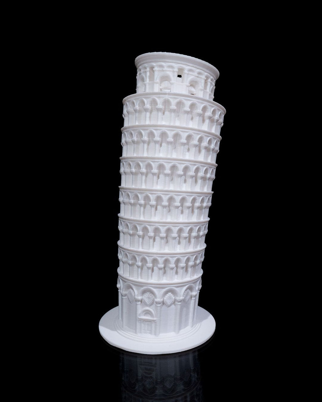 Schiefer Turm von Pisa Modell Architektur Statue (18 cm) – Farbe wählbar - physisches 3D-Modell, Ansicht 5