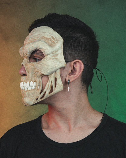 Gruselige Totenkopf Maske – Horror Schädel Maske für Halloween, Cosplay & Kostüm-Events in S, M & L