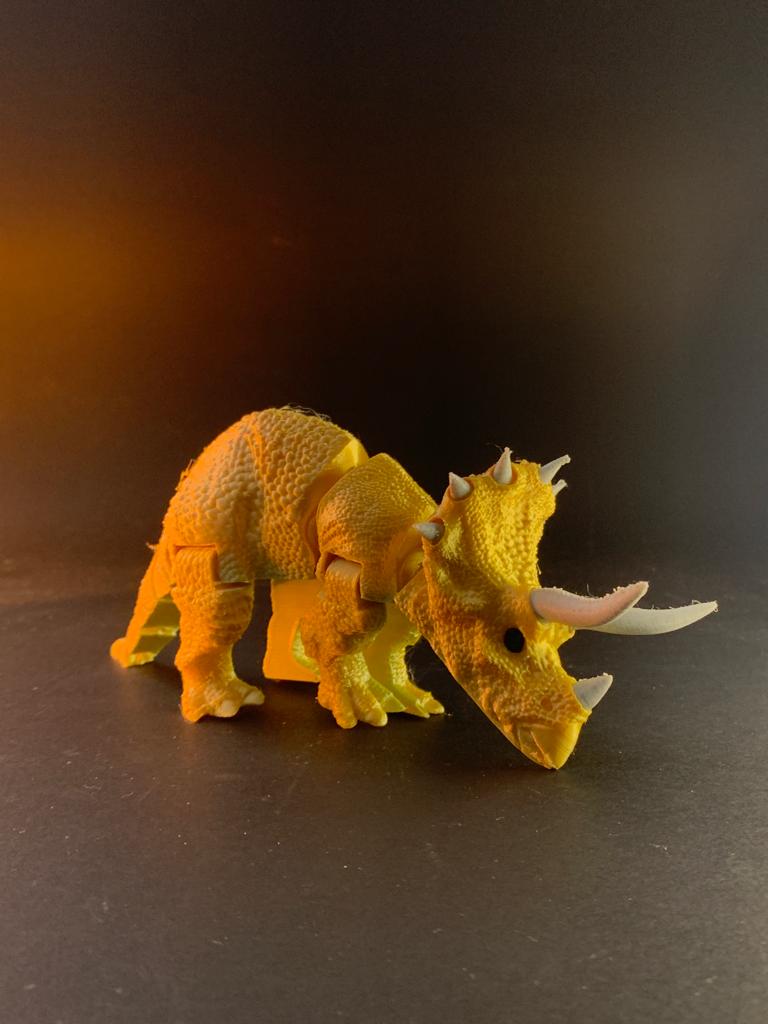 Gelenkiger Triceratops - Münch3D