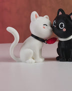Valentinstagsgeschenk Katzen mit Herz – Romantische Deko