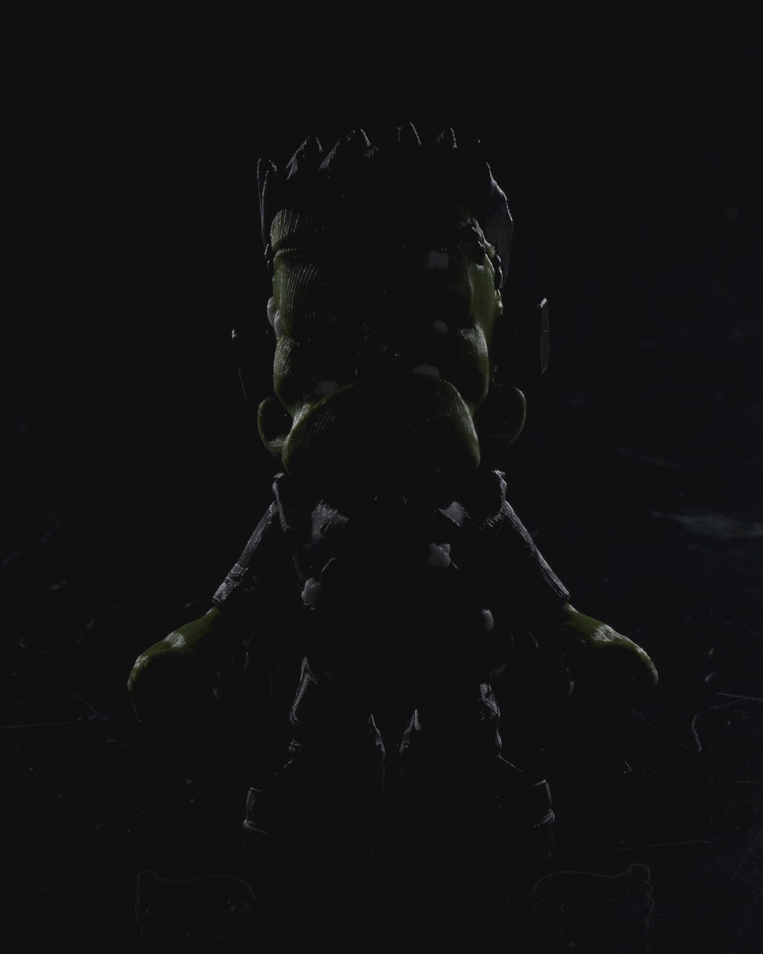 Frankenstein Schlüsselanhänger aus PLA, ca. 6 cm hoch, detailliertes klassisches Horror-Monster-Design, ideal für Schlüssel, Taschen und Halloween-Dekoration