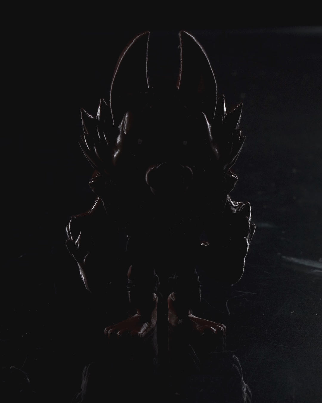 Wehrwolf Schlüsselanhänger aus PLA, ca. 6 cm hoch, detailreiches klassisches Horror-Design, ideal für Schlüssel, Taschen und Halloween-Deko