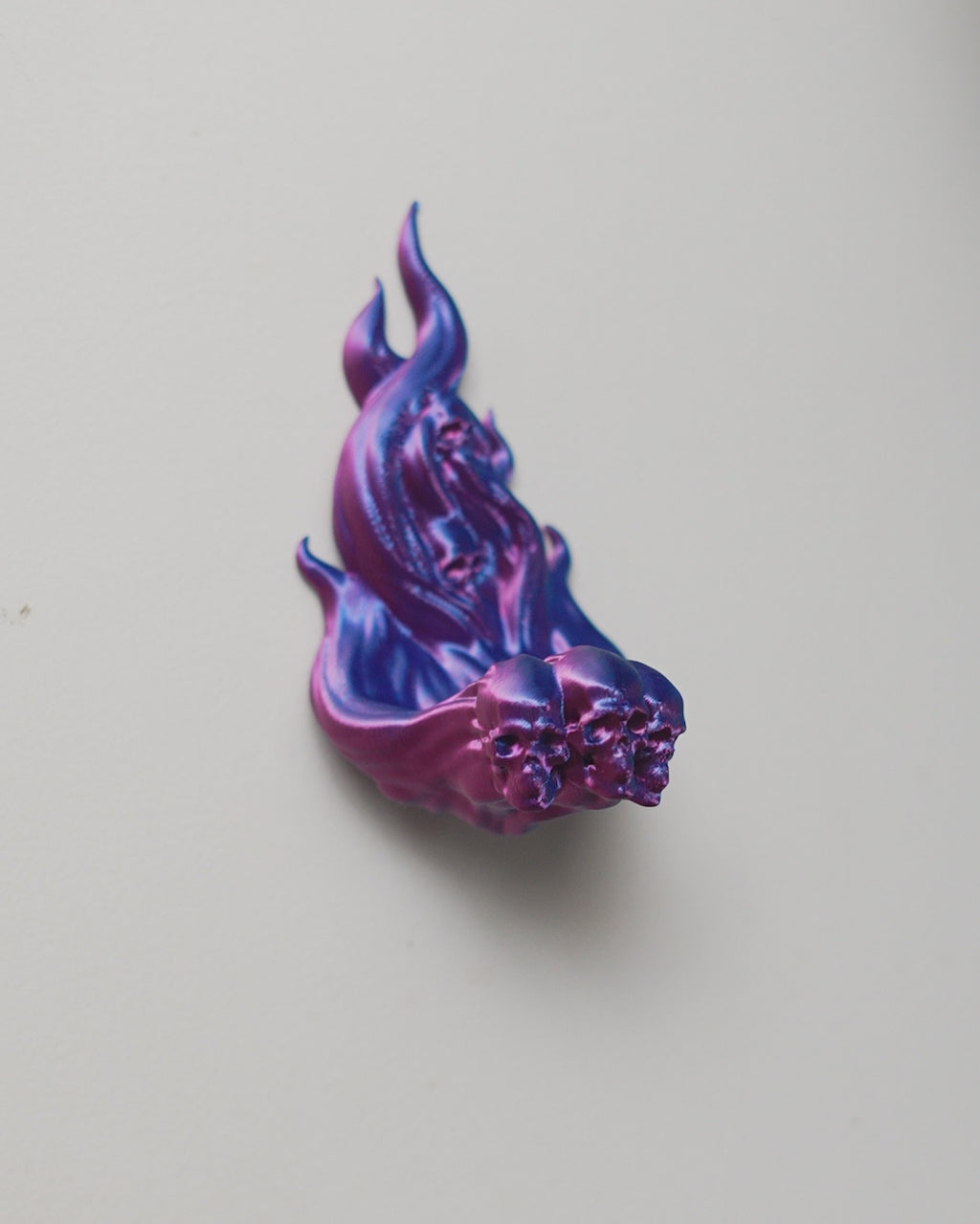Skullflame Wand-Headset-Halter – Gaming Deko Wunschfarbe 13cm