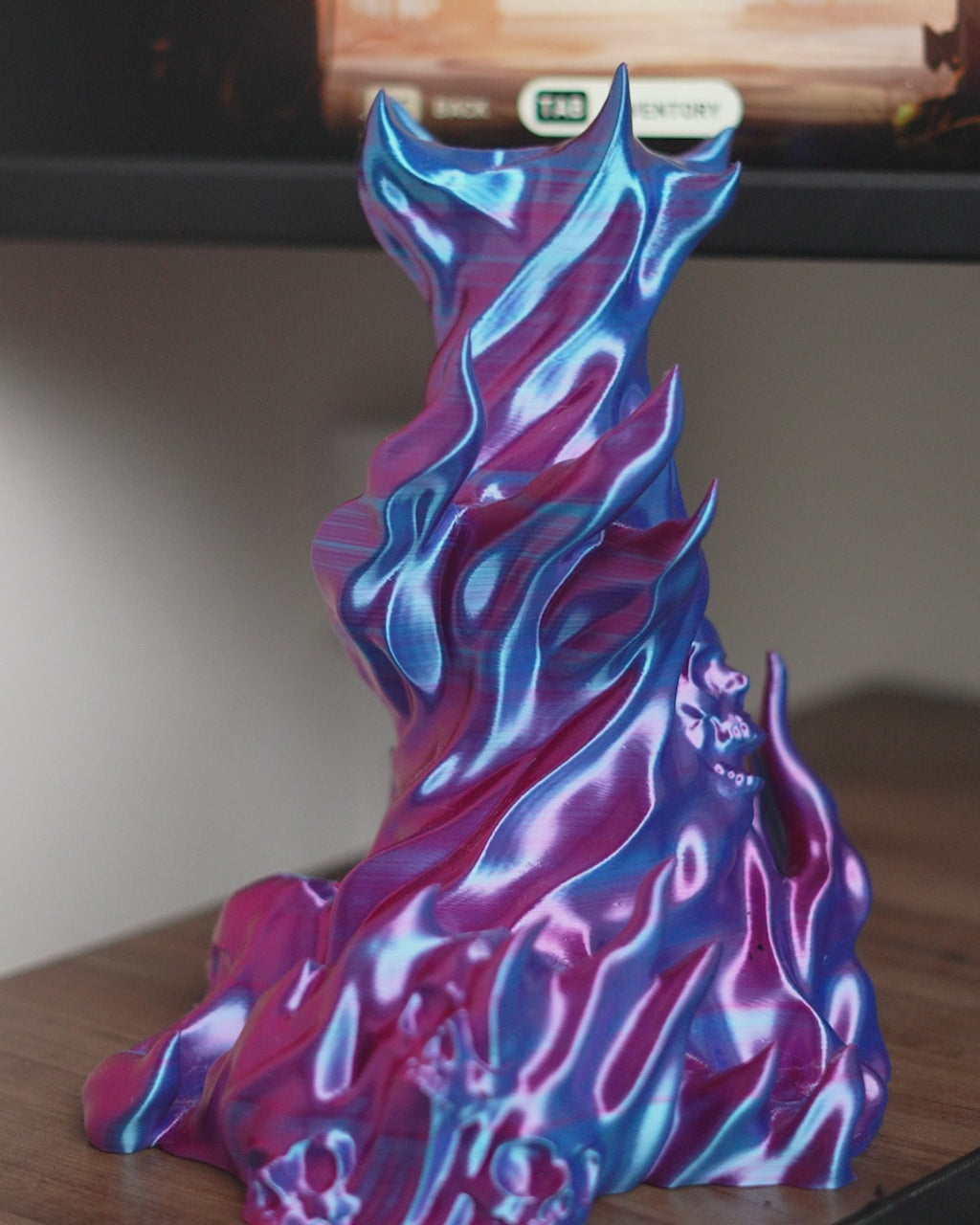 Skullflame Dual-Halter – Headset & Controller Stand 24 cm
