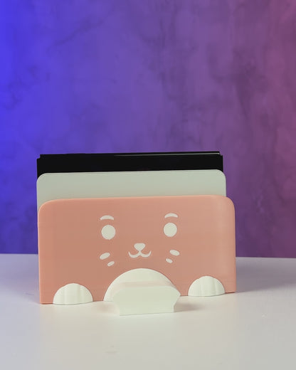 Pawprint Dual Joy-Con Grip – Katzenpfote Gaming-Handgriff für Komfort & Stil – Perfekt für Gamerinnen