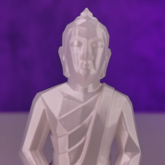 Buddha-Figur – diagonale Perspektive

