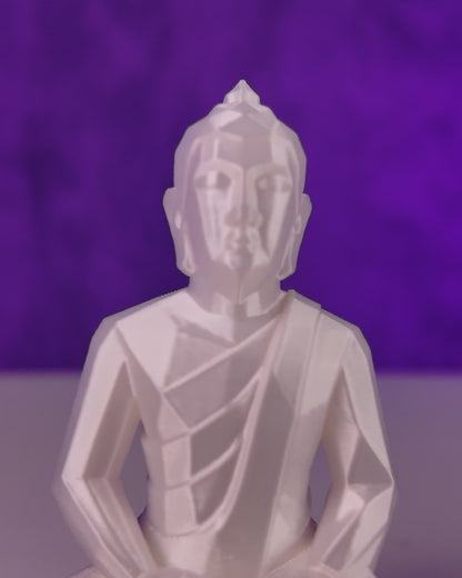 Buddha-Figur – diagonale Perspektive

