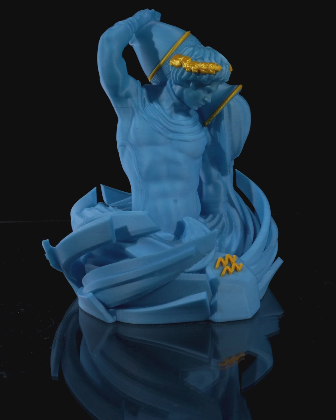 Wassermann Sternzeichen Figur – mystische 3D-Deko für Astrologie-Fans & Geburtstagsgeschenke