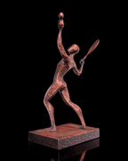 Tennis Figur Maße 14x8x22 cm, PLA handbemalt Made in Germany – Münch3D
